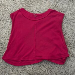 Free People Movement Pink Sleeveless Top